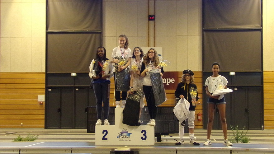 Podium fille individuel